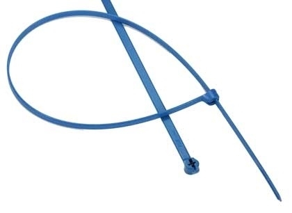 Kabelbinder Polypropylen mit Edelstahlschloss, detektierbar (340 X 7,0 mm, 50er Pack)
