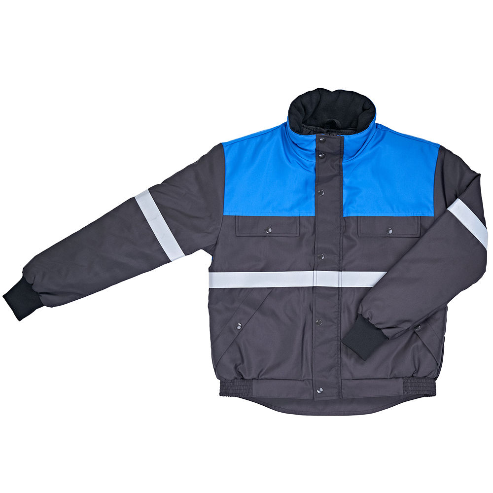 Gefütterte Pilotenjacke (mit Reflexion, herausnehmbare Innenjacke)