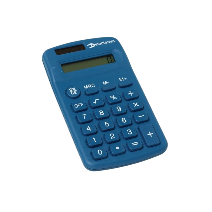 Calculatrice portable ALBERTA (113 x 64 mm)