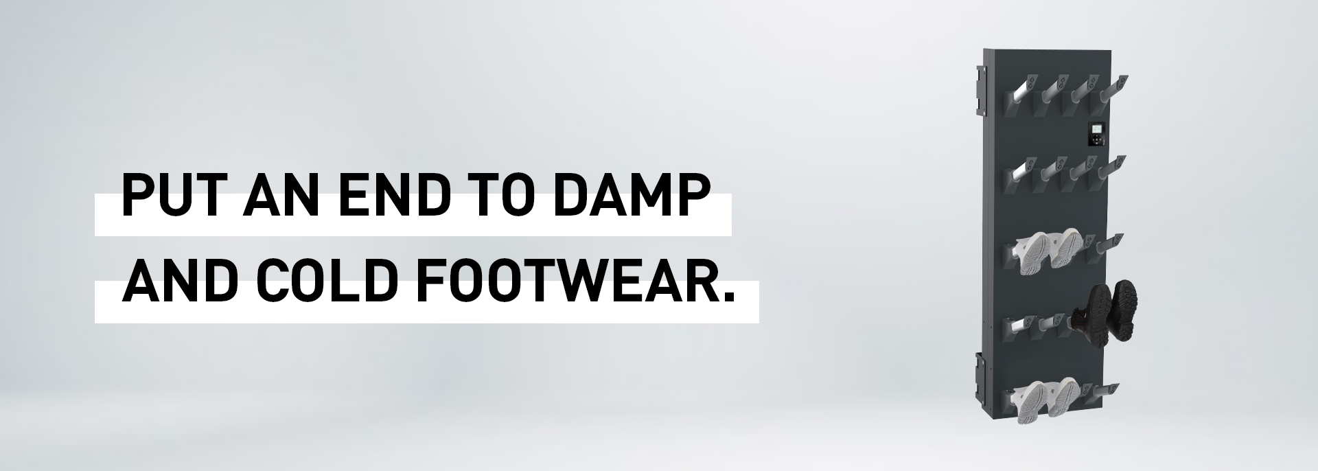 The Solution for Drying, Disinfecting, and Neutralizing Odours of Work Shoes & Boots