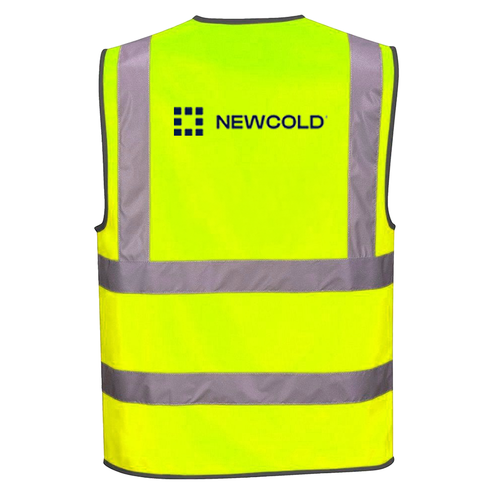 Warnschutzweste TABARD (mit Zipper) inkl. Newcold Brust- und Rückenlogo